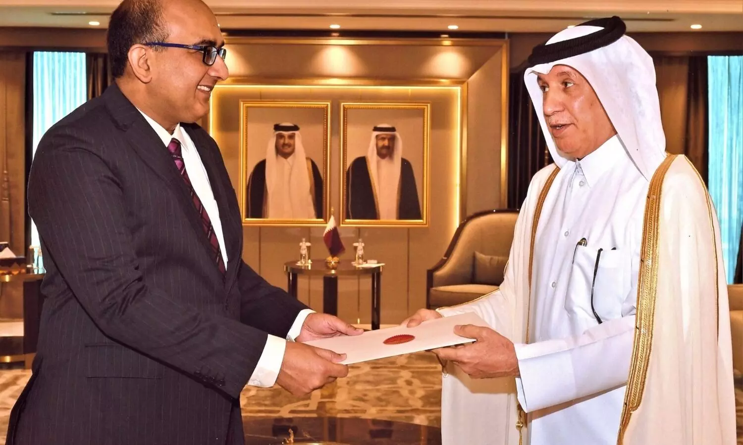 ഖത്തർ ഇന്ത്യൻ അംബാസഡറായി വിപുൽ സ്ഥാനമേറ്റു