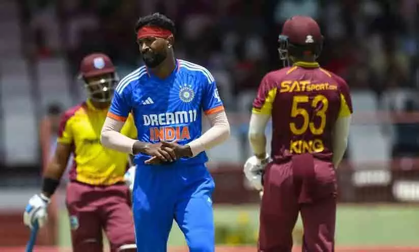 ഇന്ത്യക്ക് എട്ട് വിക്കറ്റ് തോൽവി; വിൻഡീസിന് പരമ്പര ഇന്ത്യക്ക് എട്ട് വിക്കറ്റ് തോൽവി; വിൻഡീസിന് പരമ്പര