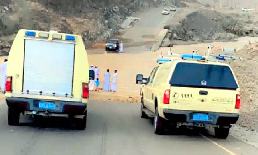 vehicles washed away