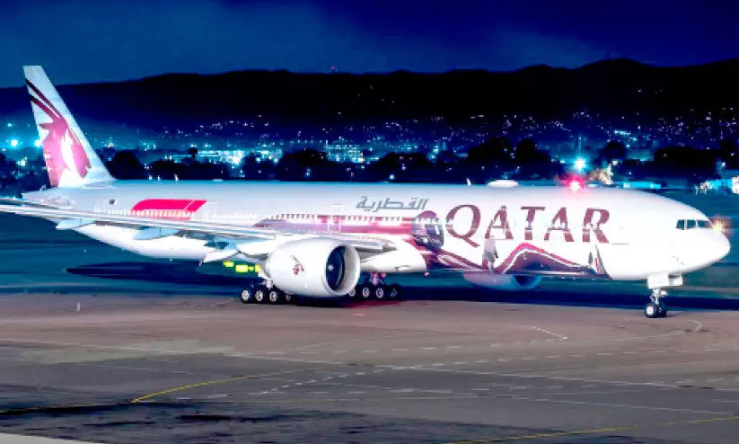 എഫ്​ വൺ അലങ്കാരത്തിൽ ഖത്തർ എയർവേസ്;   റേസിങ്​ ട്രാക്കിൻെറ ആവേശം വാനോളം