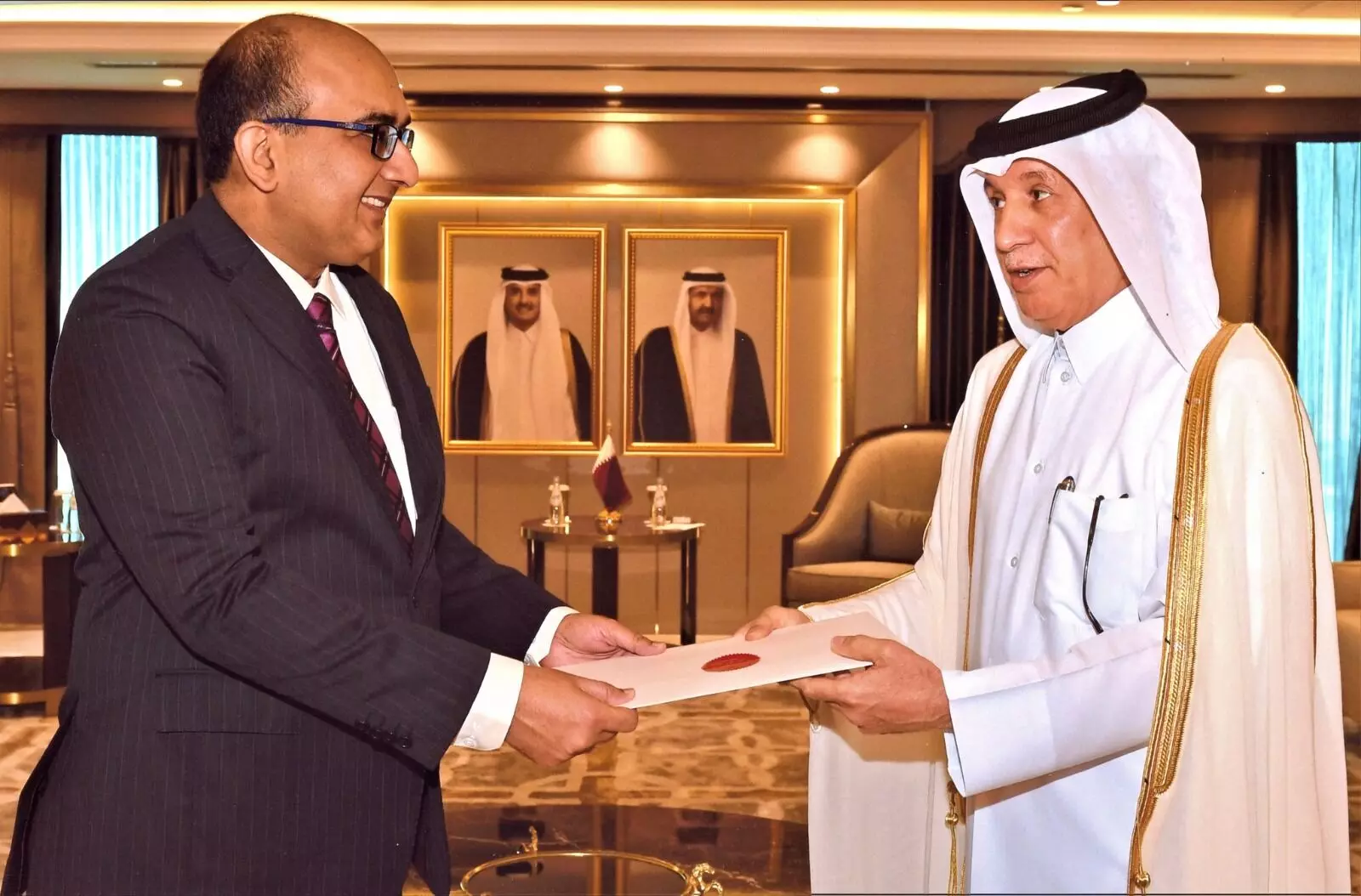 ഖത്തർ ഇന്ത്യൻ അംബാസഡറായി വിപുൽ സ്ഥാനമേറ്റു ഖത്തർ ഇന്ത്യൻ അംബാസഡറായി വിപുൽ സ്ഥാനമേറ്റു