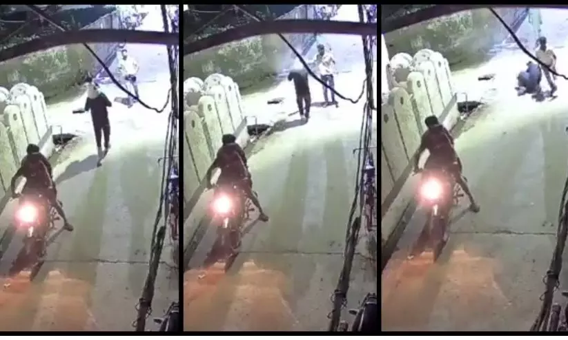 ഒന്നര വയസുള്ള മകളെ തോളിലേറ്റി നടക്കവേ യുവാവിനെ വെടിവച്ച് അക്രമികൾ; പകയെന്ന് നിഗമനം