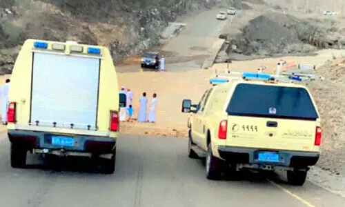 vehicles washed away