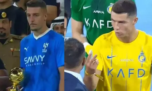 മാൻ ഓഫ് ദ മാച്ച് പുരസ്കാരം നൽകിയില്ല; നീരസം പ്രകടിപ്പിച്ച് ക്രിസ്റ്റ്യാനോ റൊ​ണാൾഡോ