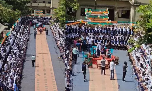 ഒരേ വേദിയിൽ എട്ട് ഭാഷകളില്‍ ദേശഭക്തി ഗാനം അവതരിപ്പിച്ച് ചാലപ്പുറം ഗണപത് സ്‌കൂൾ
