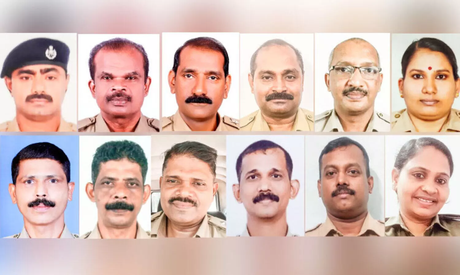 കോട്ടയം ജില്ലയിലെ 12 ഉദ്യോഗസ്ഥർക്ക് മുഖ്യമന്ത്രിയുടെ പൊലീസ് മെഡല്‍