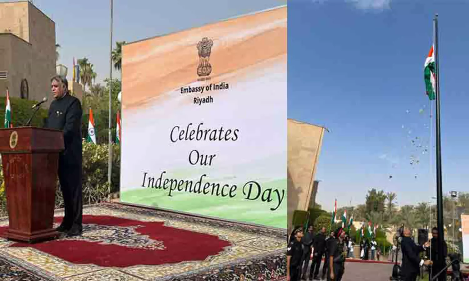 ഇന്ത്യയുടെ 77ാമത്​ സ്വാതന്ത്ര്യദിനം ആഘോഷിച്ച്​ സൗദിയിലെ പ്രവാസി സമൂഹം