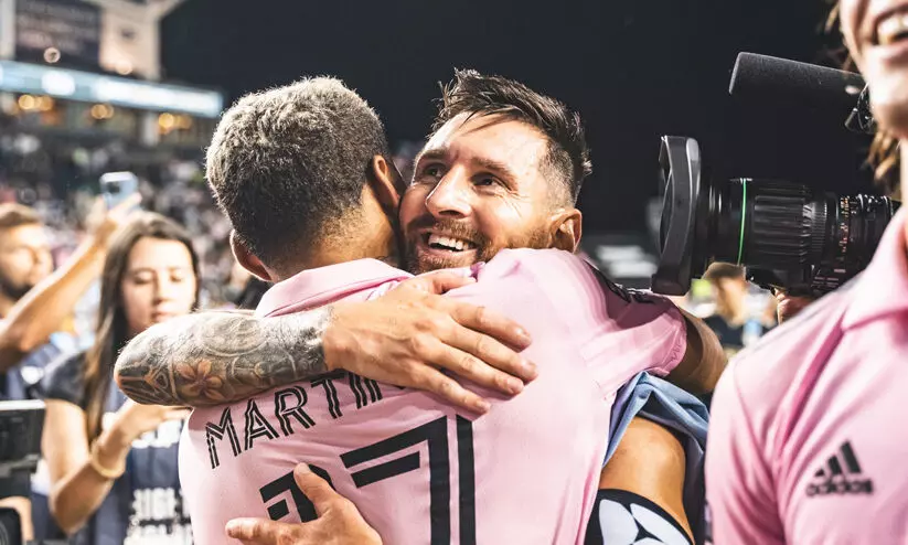 ഗോളടി തുടർന്ന് മെസ്സി; ഇന്റർ മയാമി ഫൈനലിൽ ഗോളടി തുടർന്ന് മെസ്സി; ഇന്റർ മയാമി ഫൈനലിൽ