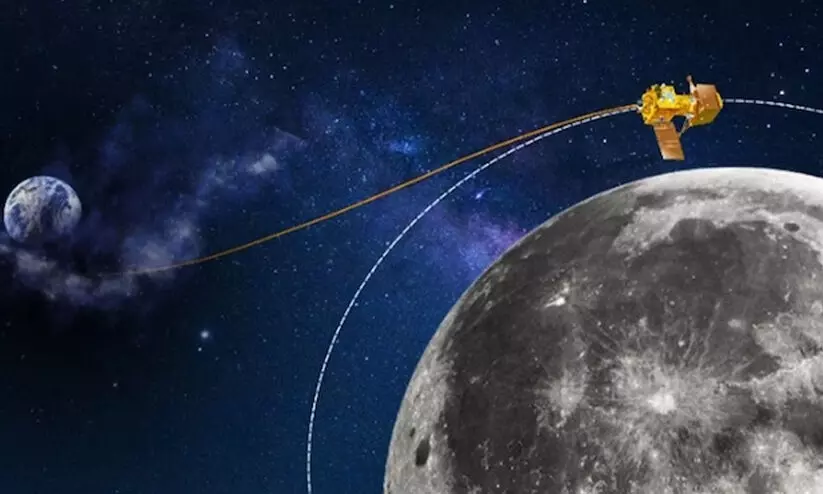 ചന്ദ്രനരികിലേക്ക് ചന്ദ്രയാൻ; അവസാന ഭ്രമണപഥം താഴ്ത്തലും വിജയകരം ചന്ദ്രനരികിലേക്ക് ചന്ദ്രയാൻ; അവസാന ഭ്രമണപഥം താഴ്ത്തലും വിജയകരം