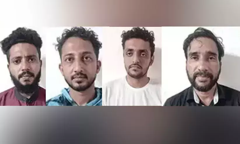 മയക്കുമരുന്നുമായി നാല് മലയാളികൾ അറസ്റ്റിൽ;  10 ലക്ഷം രൂപയുടെ എം.ഡി.എം.എ പിടിച്ചെടുത്തു