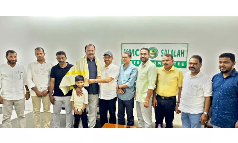 അഷ്റഫ് താമരശ്ശേരിക്ക് സ്വീകരണം നൽകി അഷ്റഫ് താമരശ്ശേരിക്ക് സ്വീകരണം നൽകി