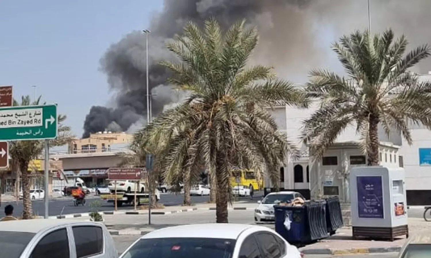 അജ്മാനില്‍ വെയര്‍ ഹൗസിന് തീപിടിച്ചു