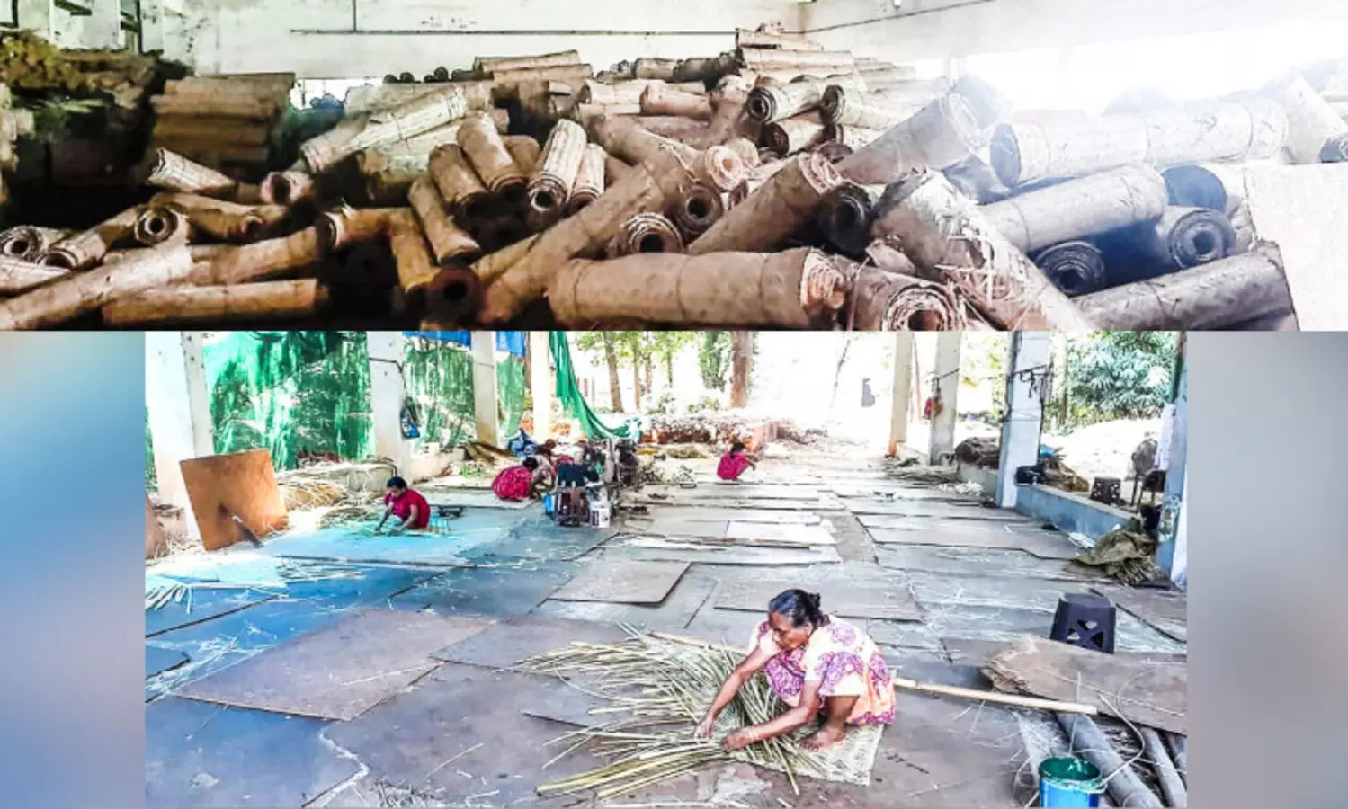 ദു​രി​തം നെ​യ്​​തെ​ടു​ത്ത്​ ഈ​റ്റ​ത്തൊ​ഴി​ലാ​ളി​ക​ൾ