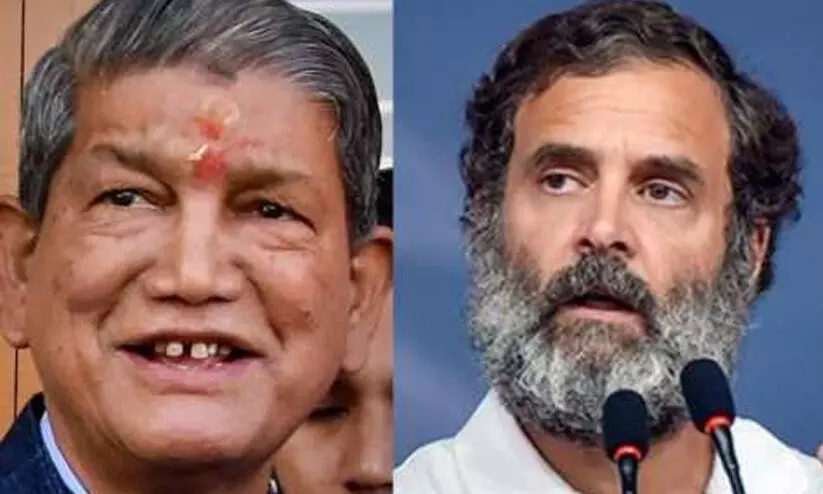 2024ലെ ലോക്സഭ തെരഞ്ഞെടുപ്പിൽ രാഹുൽ വയനാട്ടിലും അമേത്തിയിലും മത്സരിക്കുമെന്ന് ഹരീഷ് റാവത്ത്