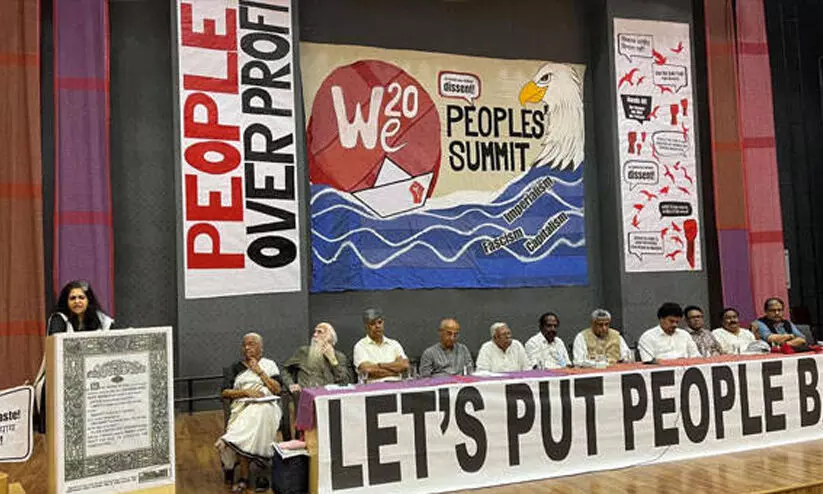 പൊലീസ് അനുമതിയില്ല; ഡൽഹിയിലെ വി 20 പരിപാടി സി.പി.എം റദ്ദാക്കി പൊലീസ് അനുമതിയില്ല; ഡൽഹിയിലെ വി 20 പരിപാടി സി.പി.എം റദ്ദാക്കി