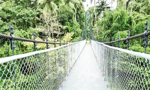 പെ​രി​മ്പ​ലം-​വ​ള്ളി​ക്കാ​പ​റ്റ തൂ​ക്കു​പാ​ലം ഇ​ന്ന് നാ​ടി​ന് സ​മ​ർ​പ്പി​ക്കും