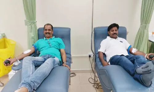 പ്ര​തീ​ക്ഷ ഒ​മാ​ൻ ര​ക്ത​ദാ​ന ക്യാ​മ്പ് സം​ഘ​ടി​പ്പി​ച്ചു