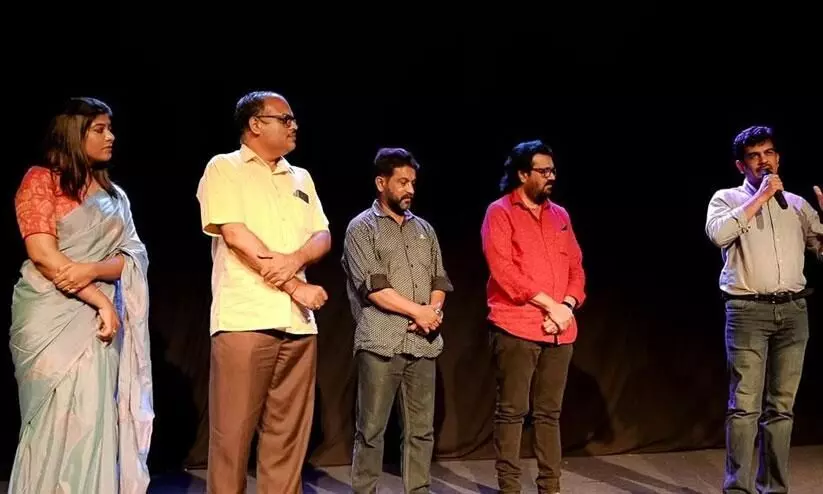 actor shankar produced movie ezhuthola the saga of alphabete first screening held actor shankar produced movie ezhuthola the saga of alphabete first screening held