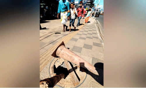 Vehicles encroaching on footpaths
