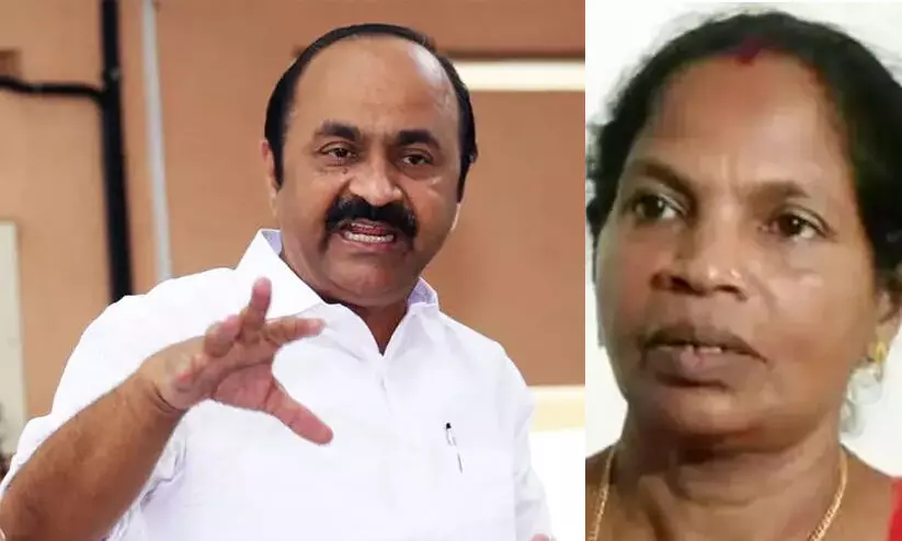 VD Satheesan, sathiyamma VD Satheesan, sathiyamma