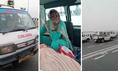 ബിഹാർ മുഖ്യമന്ത്രിയുടെ വാഹനവ്യൂഹം കടന്നുപോകാൻ ആംബുലൻസിനെ തടഞ്ഞ് പൊലീസ്