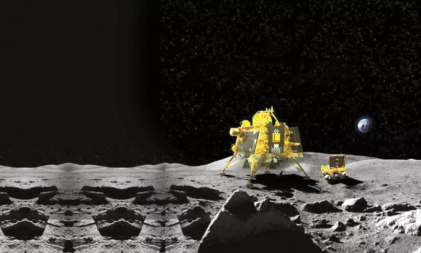 കൺനിറയെ പൊന്നമ്പിളി; ചന്ദ്രയാൻ- 3 ഇന്ന് വൈകീട്ട് 6.04ന് ചന്ദ്രനിലിറങ്ങും കൺനിറയെ പൊന്നമ്പിളി; ചന്ദ്രയാൻ- 3 ഇന്ന് വൈകീട്ട് 6.04ന് ചന്ദ്രനിലിറങ്ങും