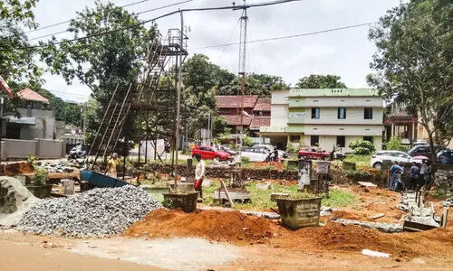 വ​ർ​ഷ​മാ​പി​നി സം​ര​ക്ഷ​ണ വേ​ലി നി​ർ​മാ​ണം തു​ട​ങ്ങി