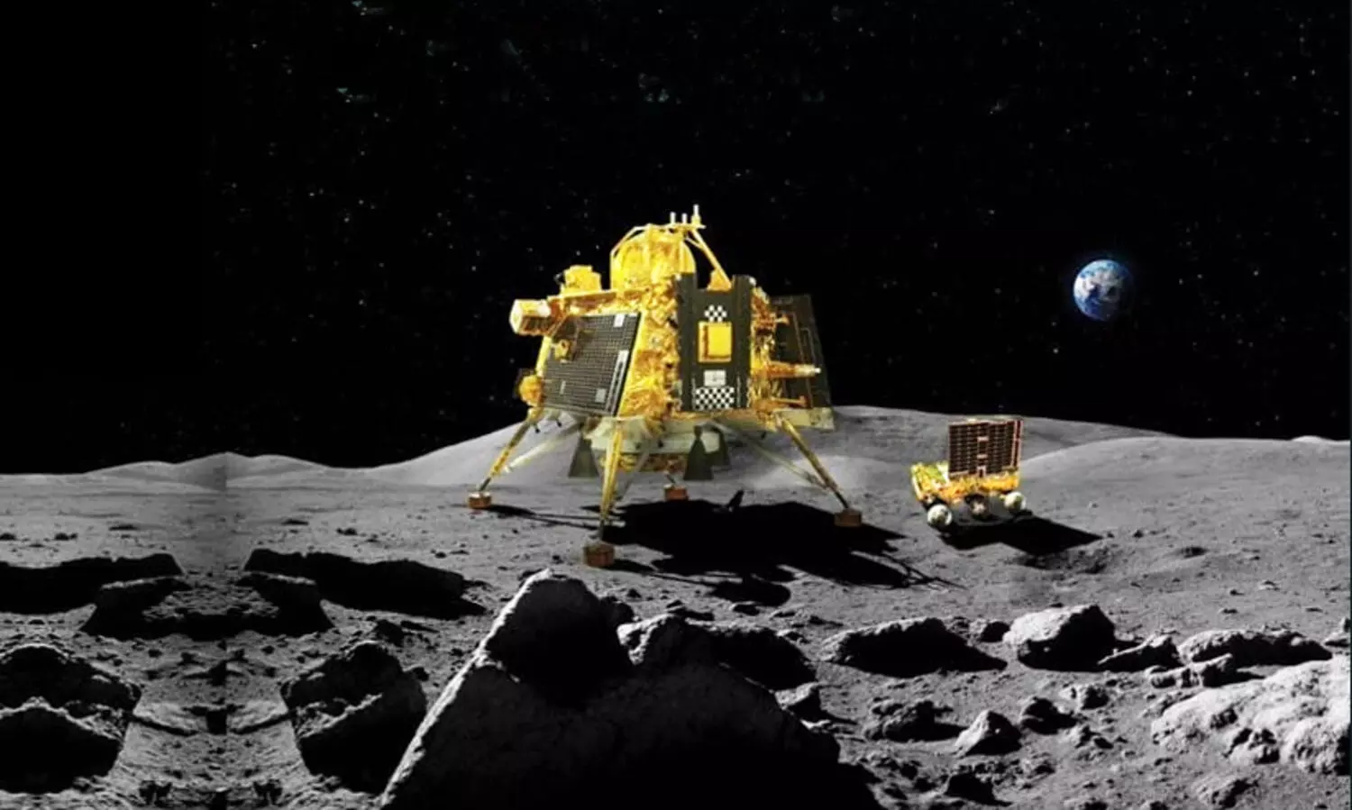 Chandrayaan 3 lander and rover