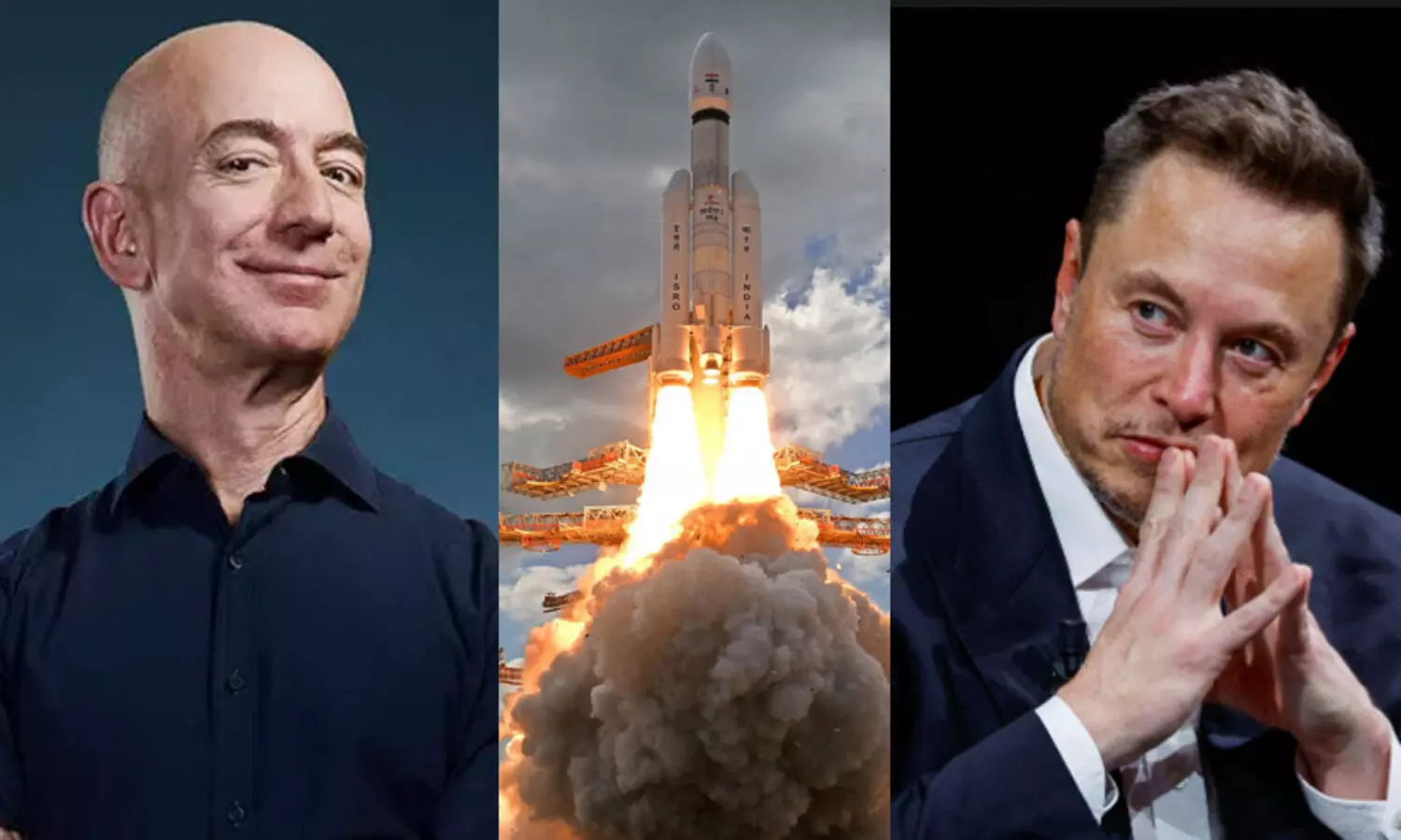ചന്ദ്രയാന്‍-3: പ്രതികരിച്ച് ഇലോൺ മസ്കും ജെഫ് ബെസോസും