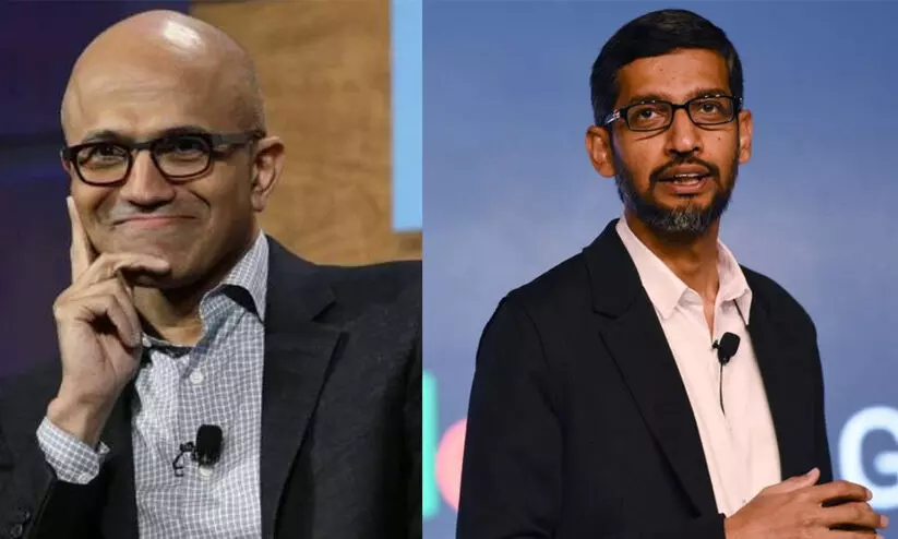 “അവിശ്വസനീയമായ നിമിഷം...! ഐ.എസ്.ആർ.ഓയെ അഭിനന്ദിച്ച് സുന്ദർ പിച്ചൈ, സത്യ നാദെല്ല