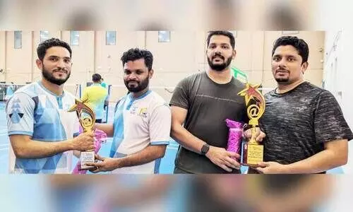 ക​ള്‍ച​റ​ല്‍ ഫോ​റം കോ​ഴി​ക്കോ​ട് ജി​ല്ല ക​മ്മി​റ്റി സം​ഘ​ടി​പ്പി​ച്ച ബാ​ഡ്മി​ന്റ​ണ്‍ ടൂ​ർ​ണ​മെ​ന്റ് ജേ​താ​ക്ക​ൾ