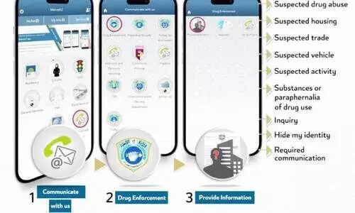 മെ​ട്രാ​ഷ് ആ​പ്പി​ലെ ല​ഹ​രി മ​രു​ന്ന് റി​പ്പോ​ർ​ട്ടി​ങ് വി​ൻ​ഡോ