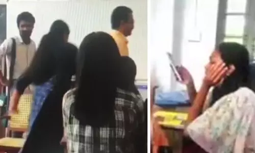 കാഴ്ചപരിമിതനായ അധ്യാപകനെ അപമാനിച്ച സംഭവം: മാപ്പ് പറഞ്ഞ് വിദ്യാർഥികൾ