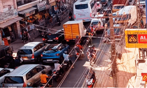 ഗതാഗതക്കുരുക്കില്‍ വെഞ്ഞാറമൂട്