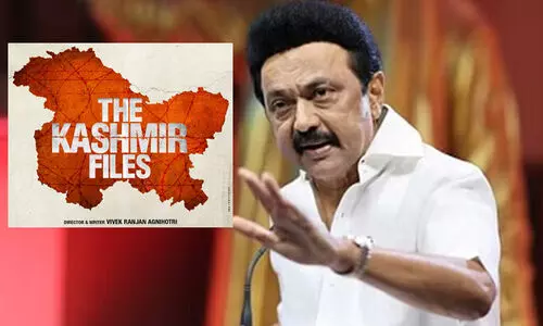 ‘തരംതാണ രാഷ്‍ട്രീയത്തിന് ദേശീയ പുരസ്കാരത്തിന്റെ വില കളയരുത്’ -കശ്‍മീര്‍ ഫയല്‍സിന് അവാർഡ് നല്‍കിയതിനെതിരെ എം.കെ. സ്റ്റാലിൻ