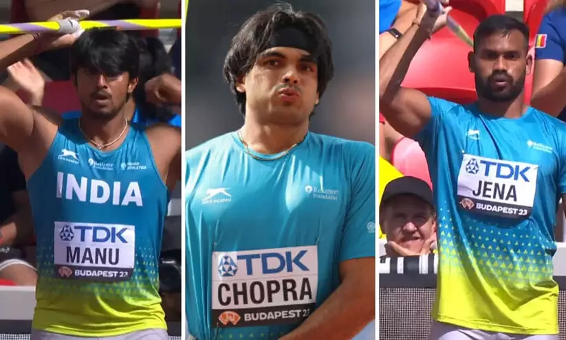 ജാവലിൻ ത്രോയിൽ മൂന്നു ഇന്ത്യൻ താരങ്ങൾ ഫൈനലിൽ; ലോക അത്‌ലറ്റിക്‌സ് ചാമ്പ്യൻഷിപ്പ് ചരിത്രത്തിൽ ആദ്യം