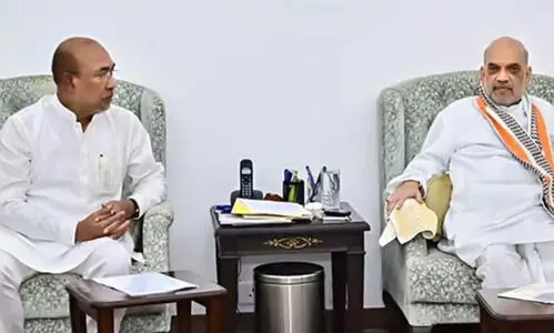 മണിപ്പൂർ മുഖ്യമന്ത്രി അമിത് ഷായെ കണ്ട് സംസ്ഥാനത്തെ സ്ഥിതിഗതികൾ വിശദീകരിച്ചു