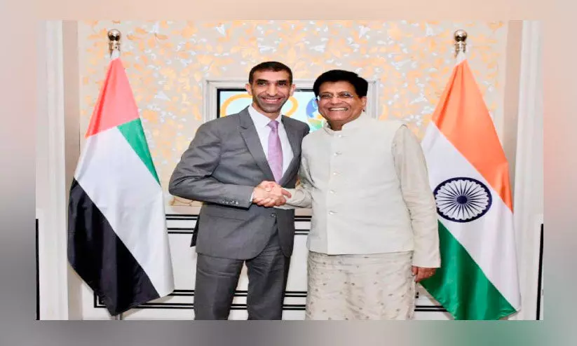 ഇ​ന്ത്യ-​യു.​എ.​ഇ മ​ന്ത്രി​മാ​ർ കൂ​ടി​ക്കാ​ഴ്ച ന​ട​ത്തി