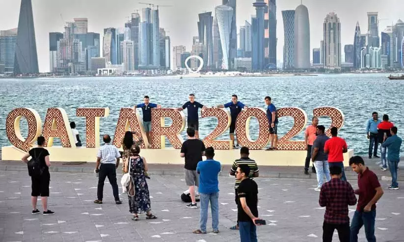 ലോ​ക​ക​പ്പി​ന്റെ ആ​രോ​ഗ്യ മാ​തൃ​ക പ​ക​ർ​ത്തി ലോ​കാ​രോ​ഗ്യ സം​ഘ​ട​ന