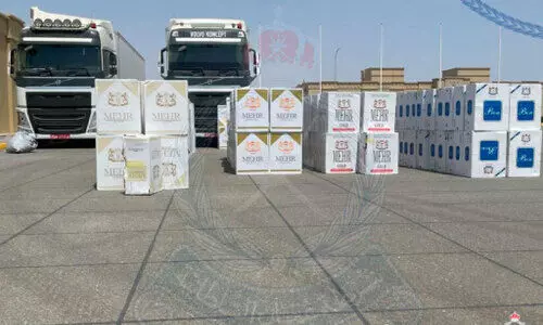 നി​രോ​ധി​ത സി​ഗ​ര​റ്റ്​    ശേ​ഖ​രം പി​ടി​കൂ​ടി