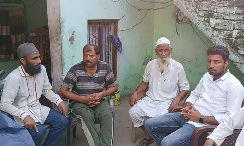 യു.പിയിൽ വിദ്വേഷ ആക്രമണത്തിനിരയായ വിദ്യാർഥിയുടെ കുടുംബത്തെ എം.എസ്.എഫ് നേതാക്കൾ സന്ദർശിച്ചു