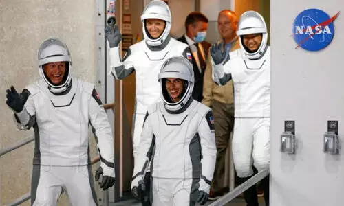 നാലു പേർകൂടി അന്താരാഷ്ട്ര ബഹിരാകാശ നിലയത്തിലേക്ക് പുറപ്പെട്ടു