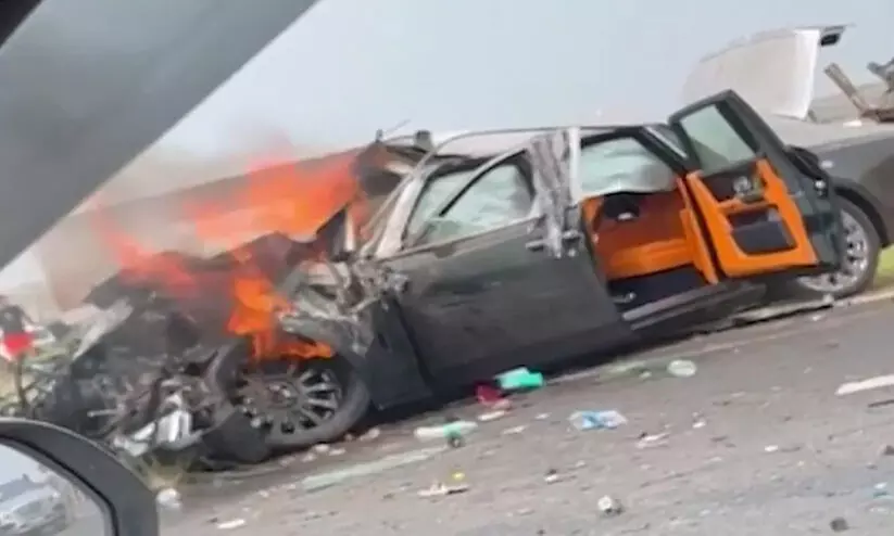 റോൾസ് റോയ്‌സ് അപകടം: കുബേർ ഗ്രൂപ്പ് ഡയറക്ടർ വികാസ് മാലുവിനെ ചോദ്യം ചെയ്തു