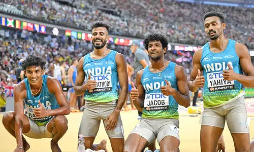 ലോക അത് ലറ്റിക് ചാമ്പ്യൻഷിപ്പ്: 4 x 400 റിലേയിൽ ഏഷ്യൻ റെക്കോഡോടെ ഇന്ത്യ ഫൈനലിൽ