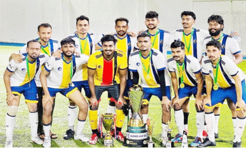 യാം​ബു എ​ച്ച്‌.​എം.​ആ​ർ എ​വ​ർ​ഗ്രീ​ൻ ഫു​ട്ബാ​ൾ ടൂ​ർ​ണ​മെ​ന്റ്; എ.​എം.​ജെ.​കോ യു​നീ​ക് എ​ഫ്.​സി ടീം ​ജേ​താ​ക്ക​ൾ