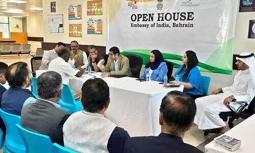 ഇ​ന്ത്യ​ൻ എം​ബ​സി​യു​ടെ ആ​ഭി​മു​ഖ്യ​ത്തി​ൽ ന​ട​ന്ന ഓ​പ​ൺ ഹൗ​സ്