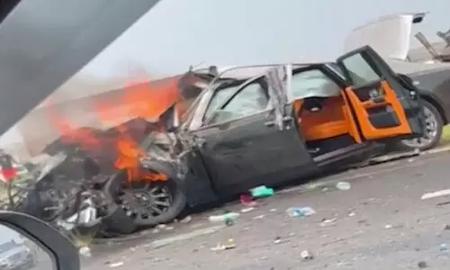 റോൾസ് റോയ്‌സ് അപകടം: കുബേർ ഗ്രൂപ്പ് ഡയറക്ടർ വികാസ് മാലുവിനെ ചോദ്യം ചെയ്തു