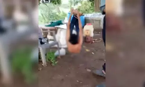 ദലിത്​ യുവാക്കളെ തലകീഴായി​ കെട്ടിയിട്ട്​ മർദിച്ചു; നാലുപേർ അറസ്റ്റിൽ