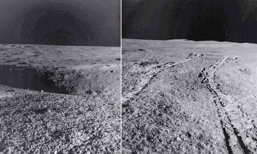 മുന്നിൽ ഗർത്തം, വഴി തിരിഞ്ഞ് റോവർ