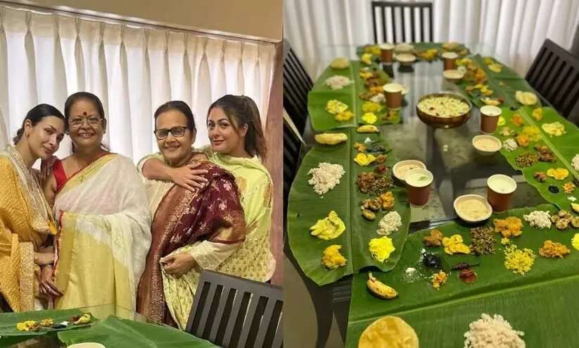 Malaika Aroras festive celebration with family